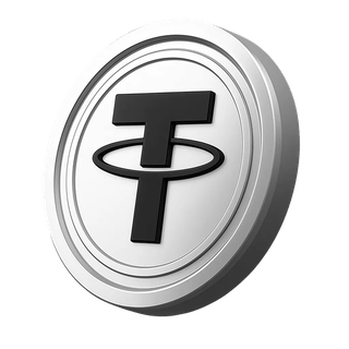 Tether USDT crypto coin on section for building investor trust